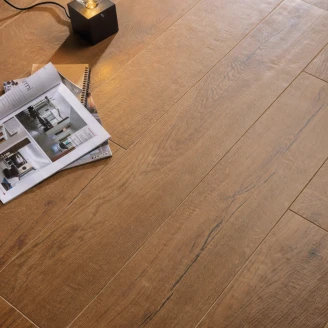 Tre Gulvflis <strong>Grainwood</strong>  Walnut Matt Struktur 3D 20x120 cm