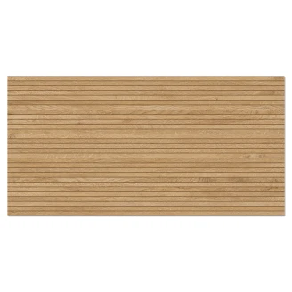 Dekor Gulvflis <strong>Grainwood</strong>  Sandbrun Ribbein Matt 60x120 cm