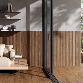 Dekor Gulvflis <strong>Grainwood</strong>  Walnut Ribbein Matt 60x120 cm