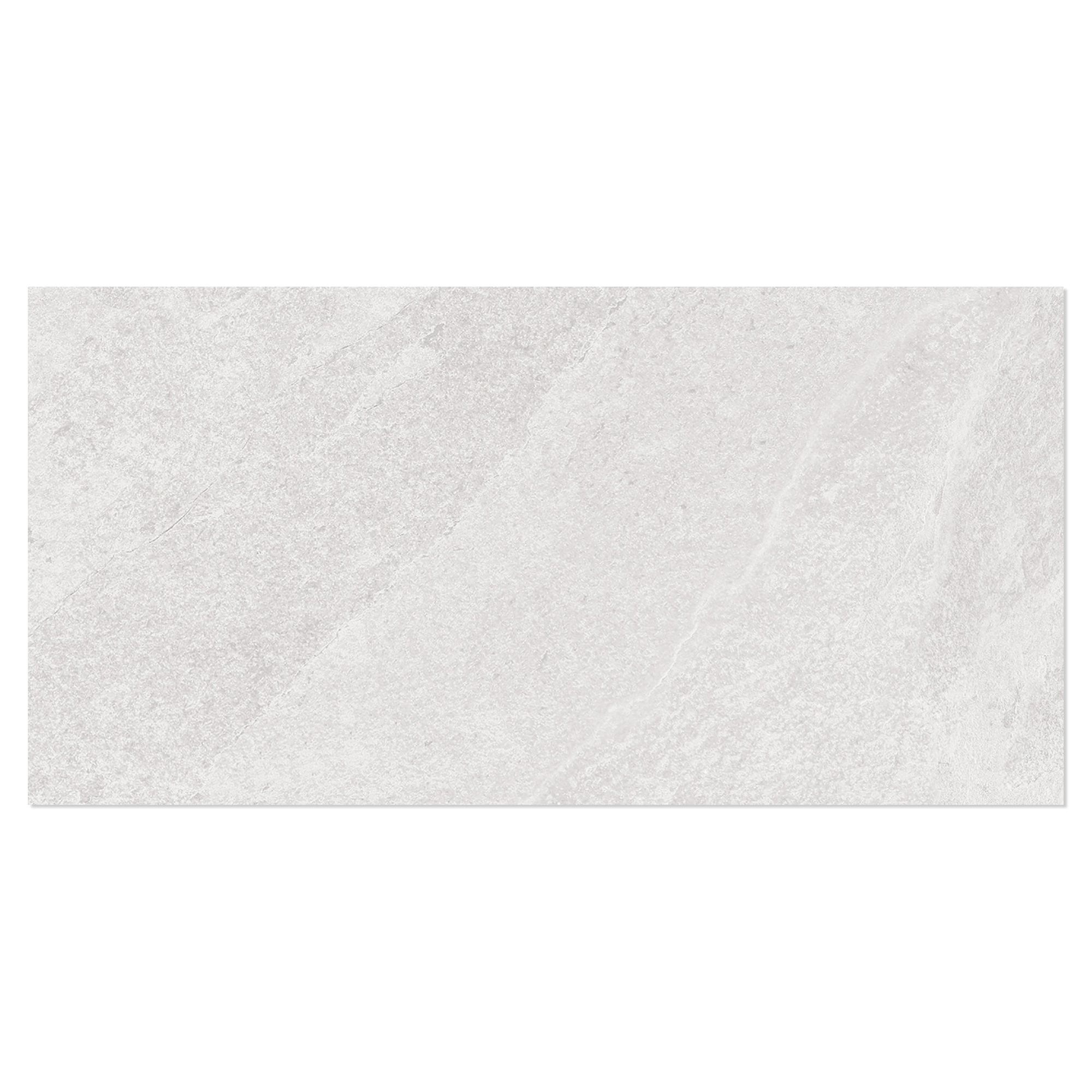 Gulvflis Bergton Hvit Matt-Sateng 30x60 cm