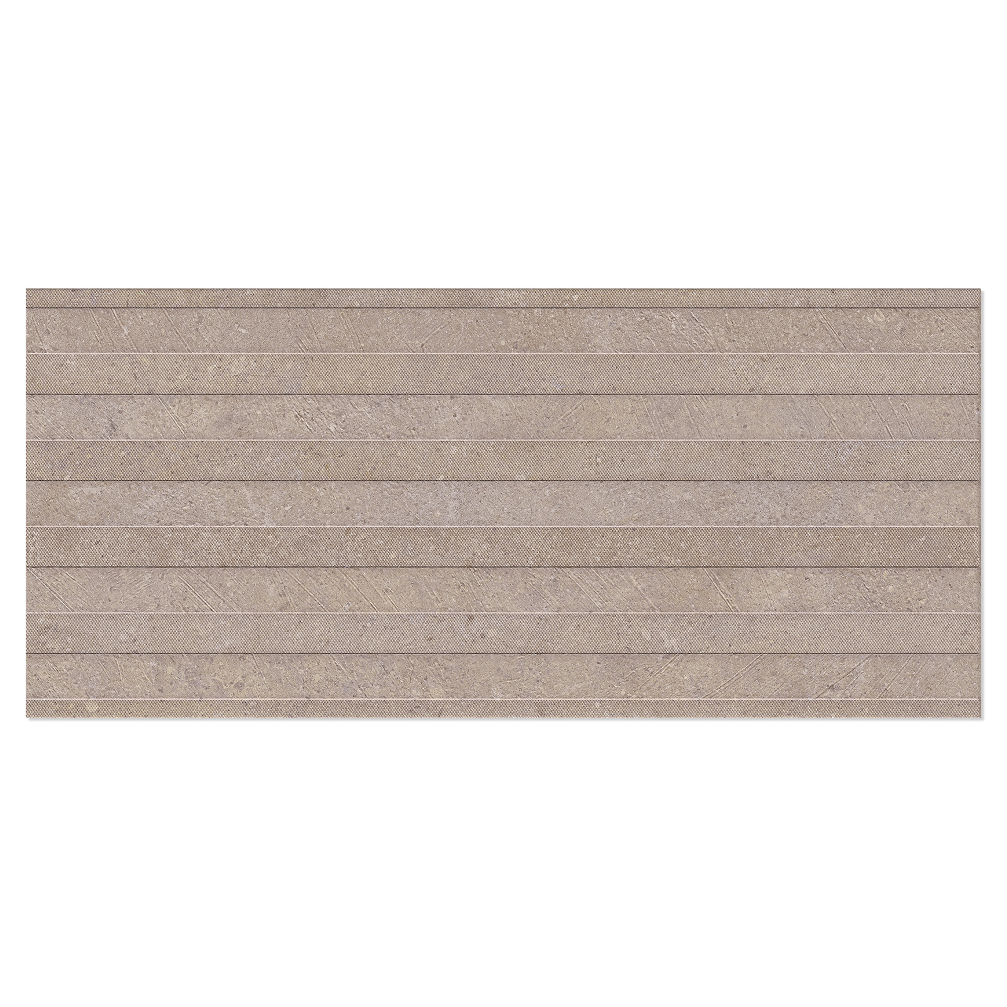 Veggflis Kalksten Sand Gråbeige Matt Relieff 36x80 cm