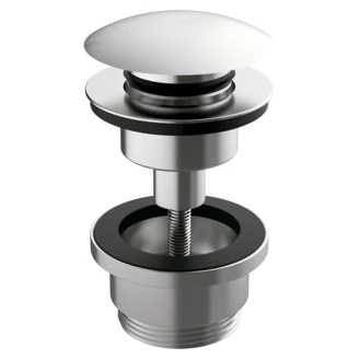 Bunnventil <strong>Universal System</strong>  Krom Matt Click-Clack