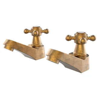 Servantbatteri <strong>Alderton</strong>  Cross Sett Messing Matt
