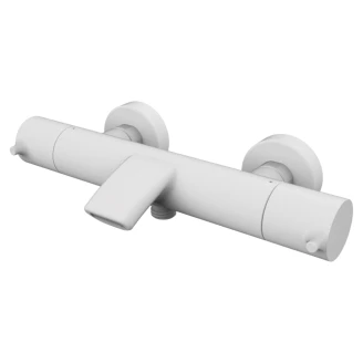 Badekarbatteri <strong>Carenza</strong>  Hvit Matt med Termostat