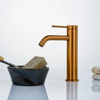Servantbatteri <strong>Carenza</strong>  20 cm Brons Matt Høy