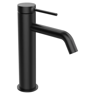 Servantbatteri <strong>Carenza</strong>  20 cm Metall Svart Matt Høy