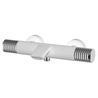 Badekarbatteri <strong>Elandra</strong>  Hvit Matt med Termostat