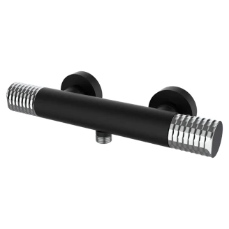 Dusjbatteri <strong>Elandra</strong>  Svart Matt med Termostat
