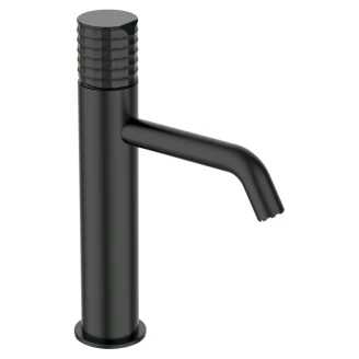 Servantbatteri <strong>Elandra</strong>  22 cm Metall Svart Matt Høy