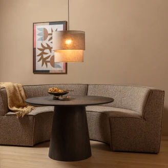 Woood Sofa 4-seter <strong>Europa</strong>  Mørkebrun