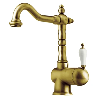 Servantbatteri <strong>Alderton</strong>  Lever Messing Matt