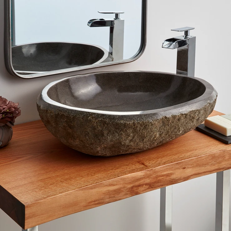Bathco Servant Stone Rio Grå Irreguljär