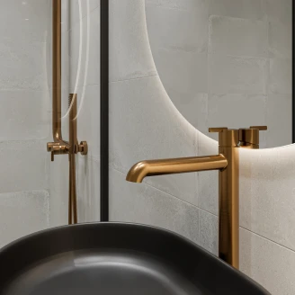 Servantbatteri Hög <strong>Silia</strong>  Bronse Matt