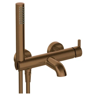 Badekarbatteri med Dusjsett <strong>Silia</strong>  Bronse Matt