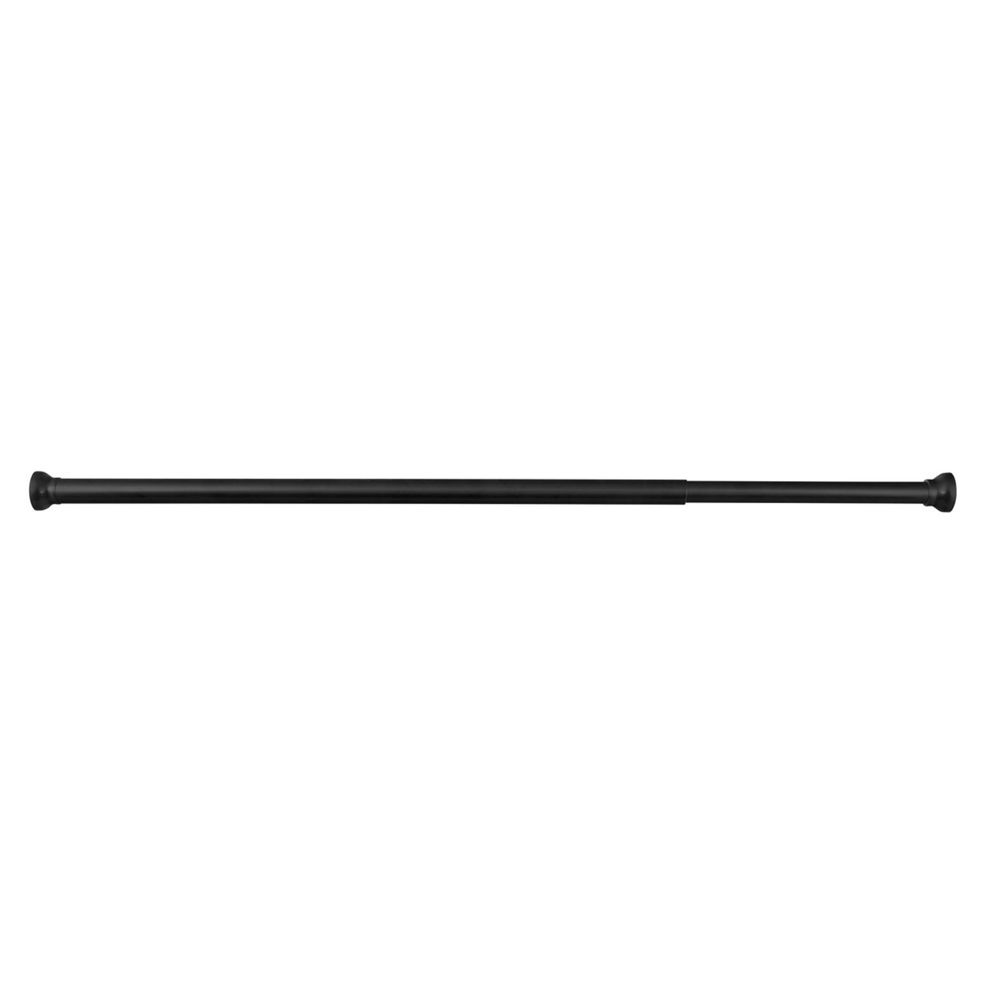 Teleskopisk stang Axero Svart Matt 118-215 cm