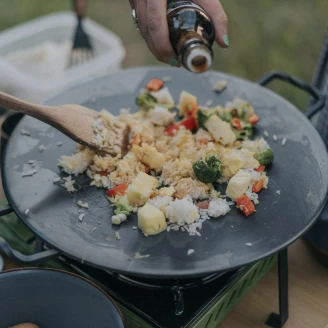 Barebones Stekehelle Wok Ø 38 cm <strong>Cowboy</strong>  Sort