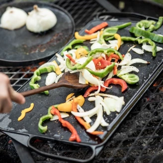 Barebones Grillplate Vendbar <strong>Ferroa</strong>  Støpejern Sort