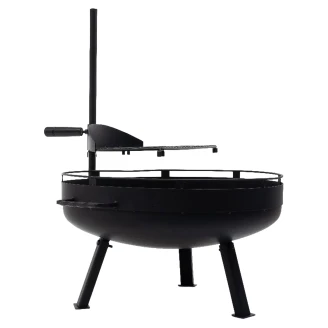 Barebones Ildskål med Grill­sæt S cm <strong>Cowboy</strong>  Sort