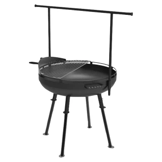 Barebones Ildskål med Grill­sæt M <strong>Cowboy</strong>  Sort