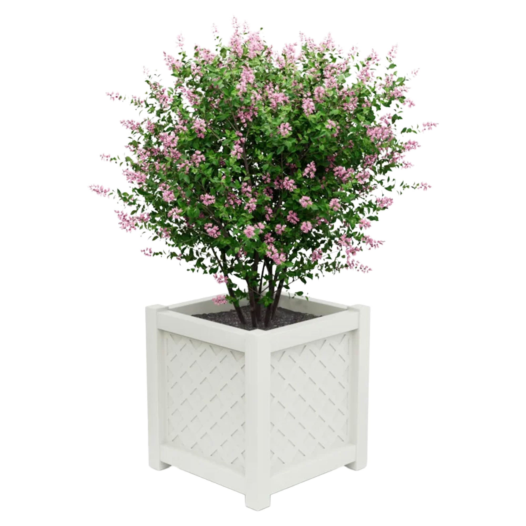 Utekrukke Metall Bloomsbury Hvit 75 cm