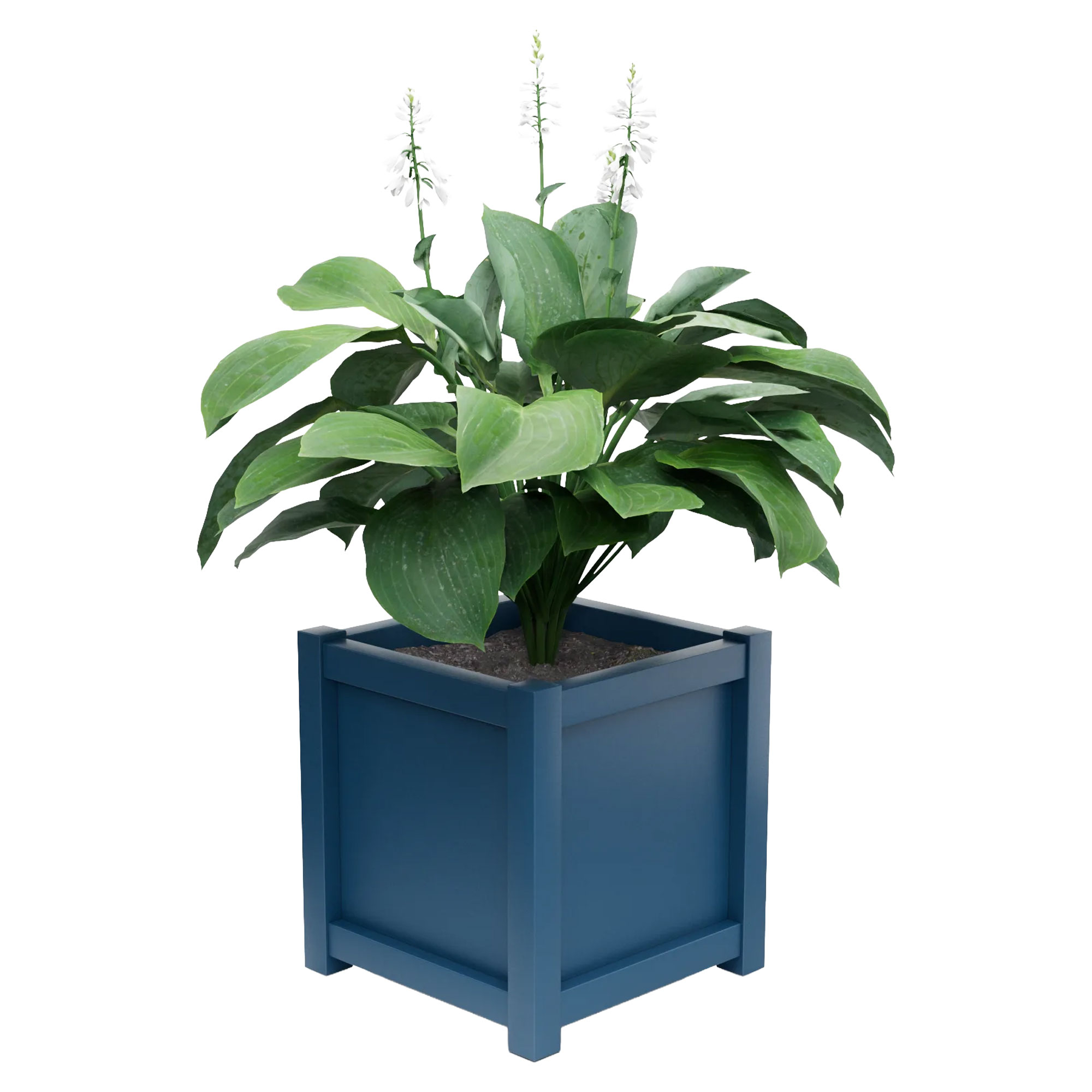 Utekrukke Metall Elmsford Azurblå 60 cm