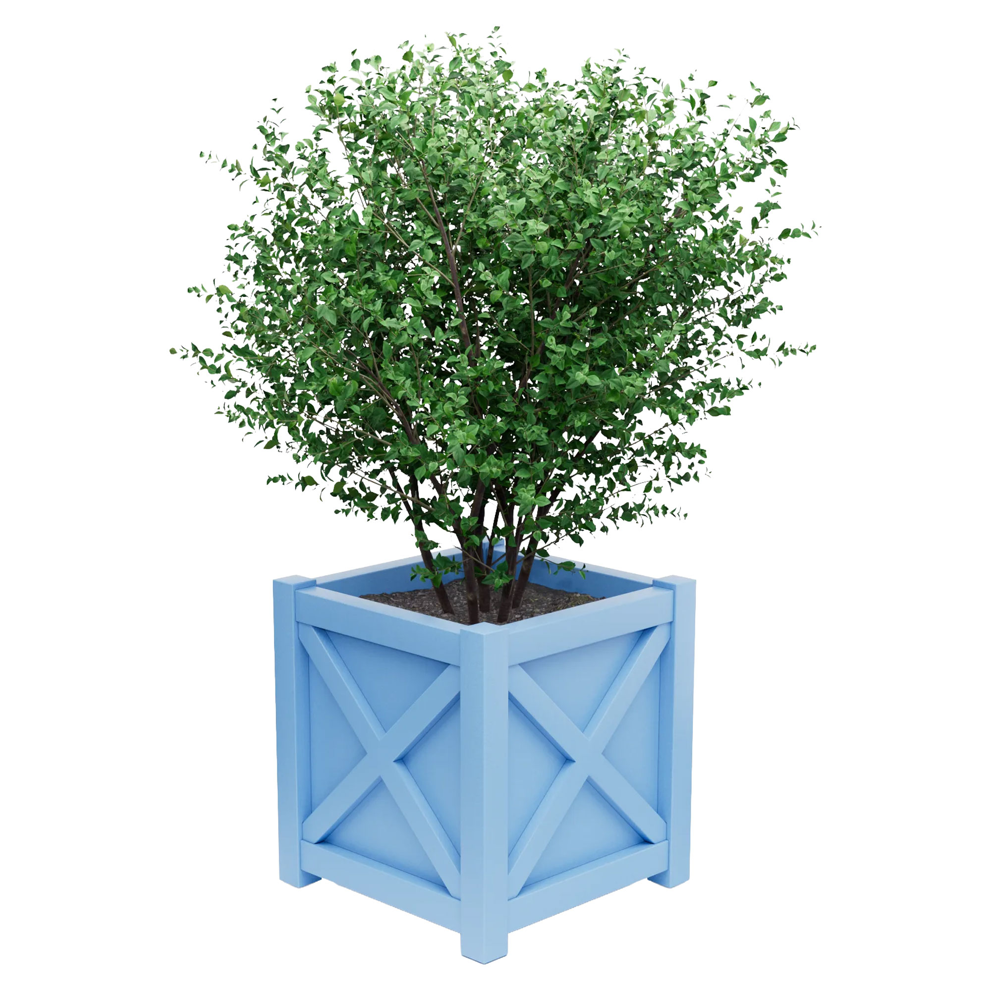 Utekrukke Metall Berkley Pastellblå 60 cm