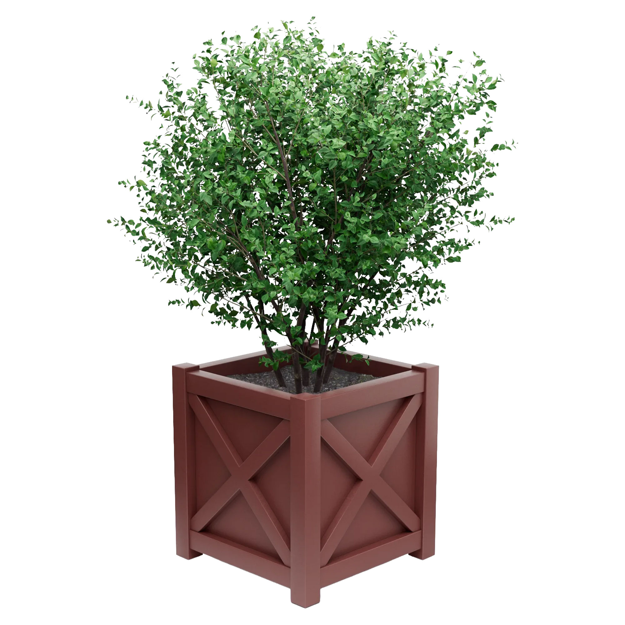 Utekrukke Metall Berkley Rubinrød 60 cm