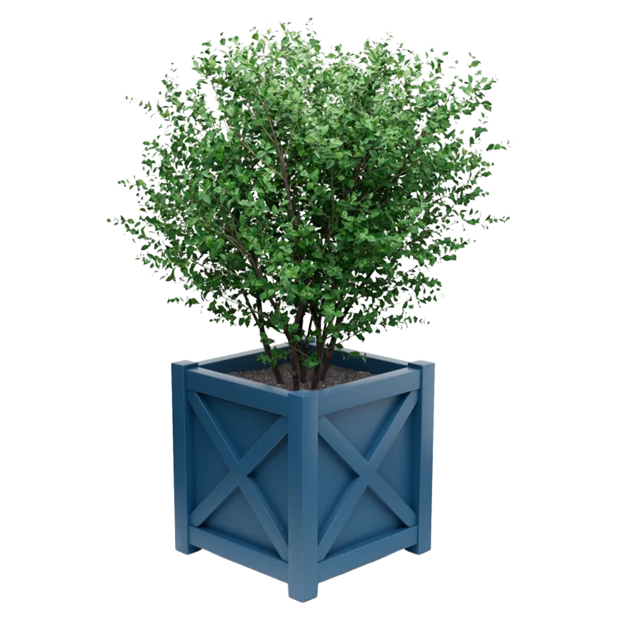Utekrukke Metall Berkley Azurblå 75 cm