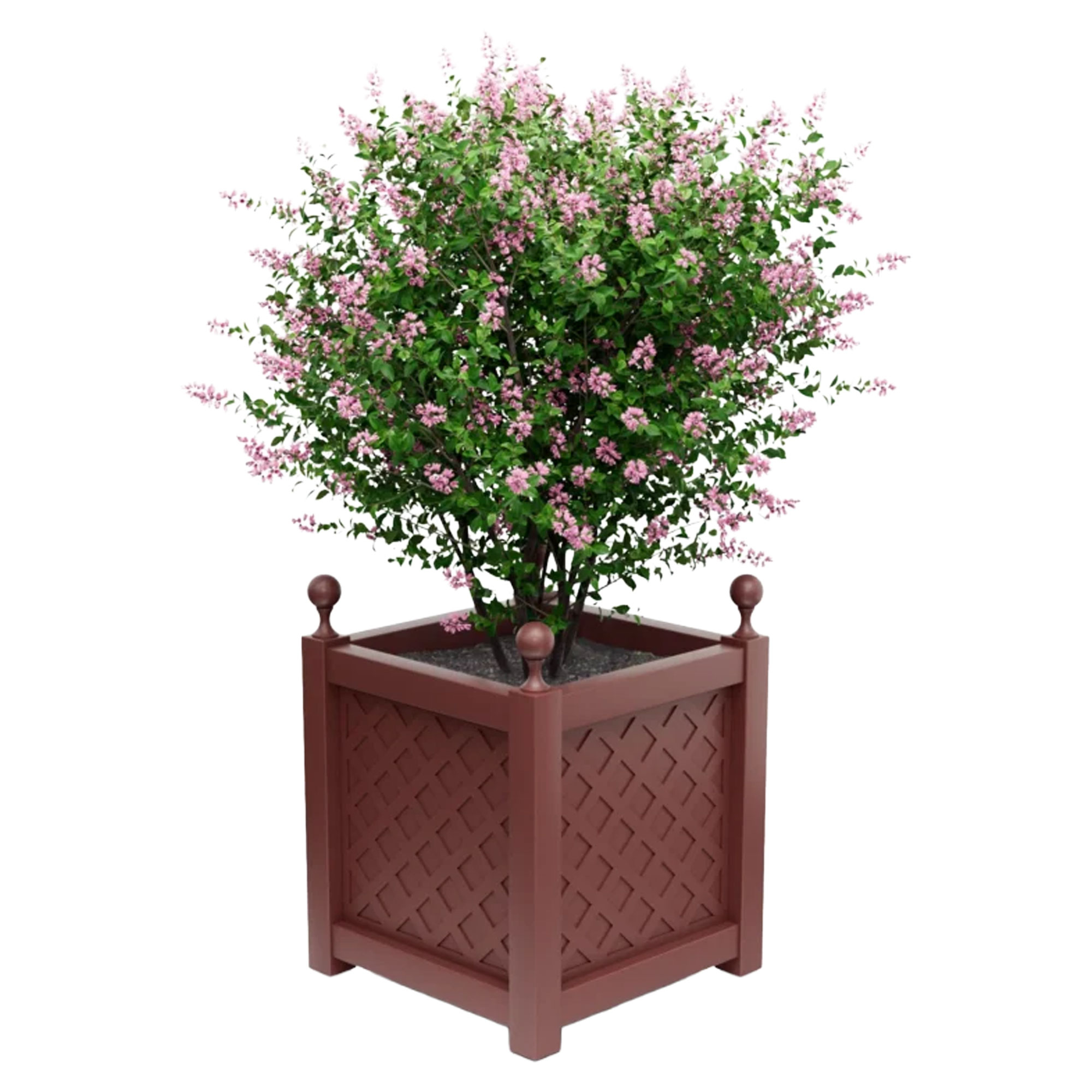 Utekrukke Metall Bloomsbury Rubinrød 60 cm med Dekorative Kuler