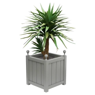 Utekrukke Metall <strong>Edenbridge</strong>  Støvgrå 60 cm med Dekorative Kuler