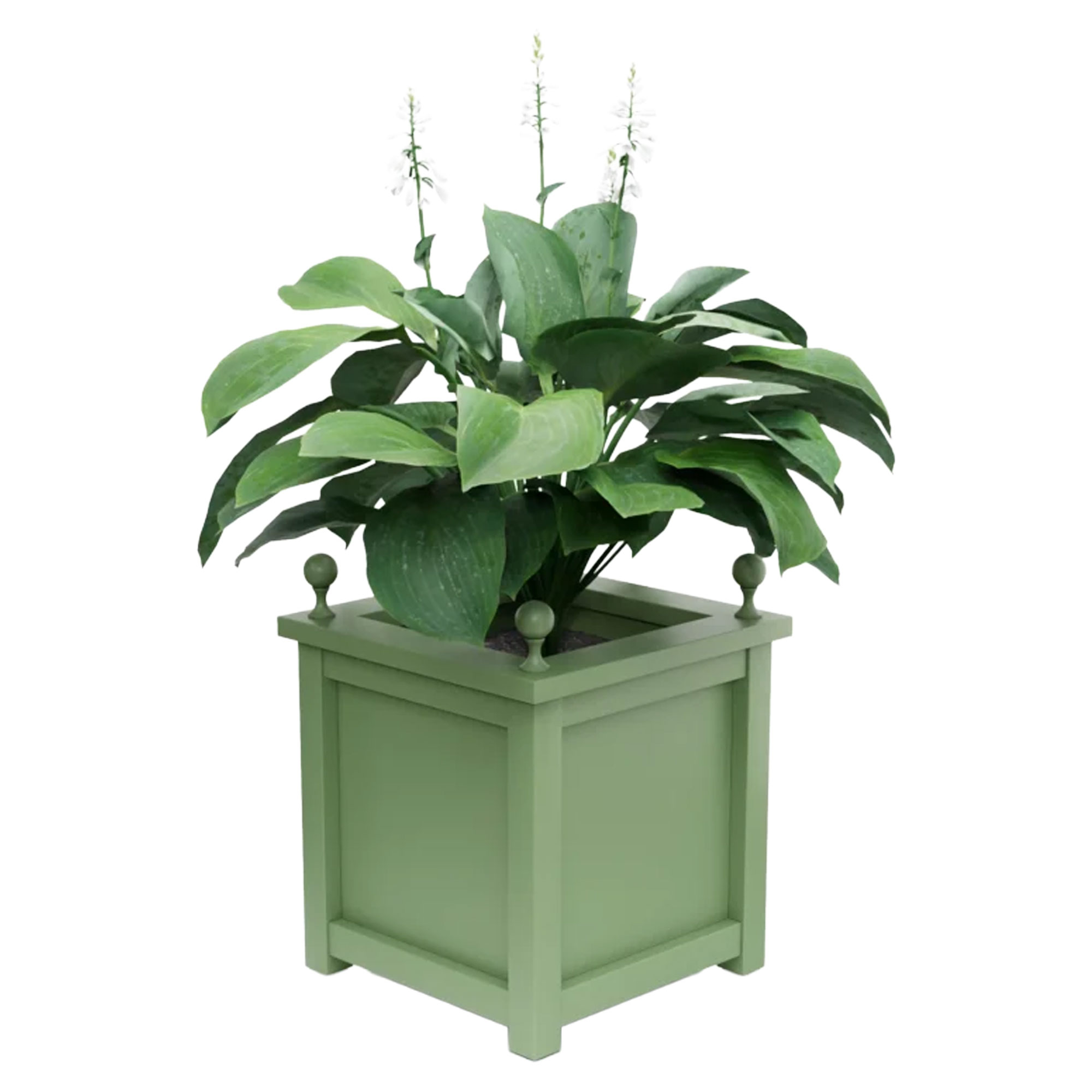 Utekrukke Metall Elmsford Lysegrønn 75 cm med Dekorative Kuler & Overkant