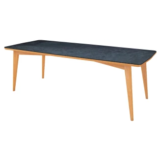 Hagebord <strong>Claydon</strong>  Grå, Tre 230x95 cm