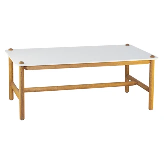 Udendørsbord <strong>Linwood</strong>  Træ, Hvid 120x70 cm