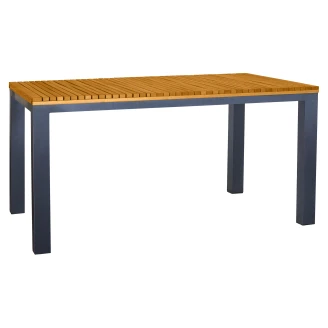 Udendørsbord <strong>Wildfern</strong>  Træ, Sort 160x90 cm