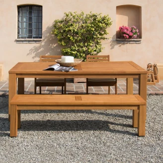 Udendørsbord <strong>Arvico</strong>  Træ 220/300x100 cm