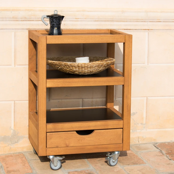 Serveringsvogn Maple Tre 60×40 cm