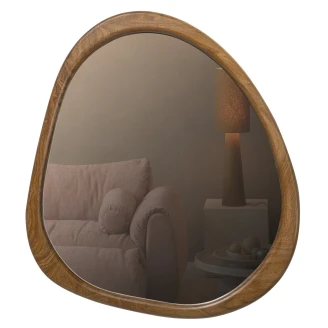 Woood Speil <strong>Leif</strong>  Beige 48x44 cm