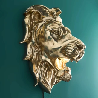 Werner Voss Vegglampe <strong>King Lion</strong>  Gull Blank
