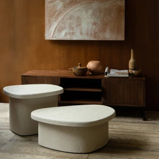 Dutchbone Sidebord Høy <strong>Veda</strong>  Beige