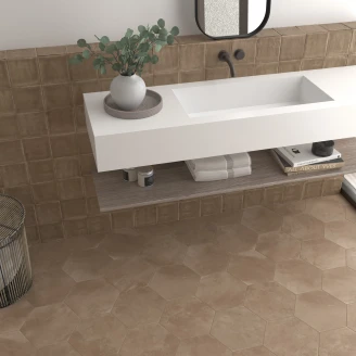 Dune Veggflis Riad Cacao Blank 13x13 cm