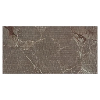 Marmor Gulvflis <strong>Skymning</strong>  Brun-Prikk Matt-Blank 60x120 cm