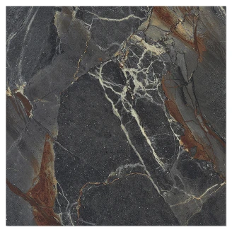 Marmor Gulvflis <strong>Skymning</strong>  Svart Matt 60x60 cm