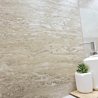 Gulvflis Havn Beige-Travertin Matt 60x120 cm
