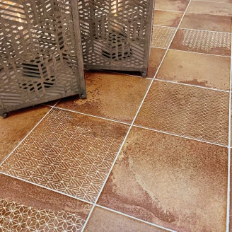 Gulvflis Opale Bronse-Dekor Matt 45x45 (15x15) cm