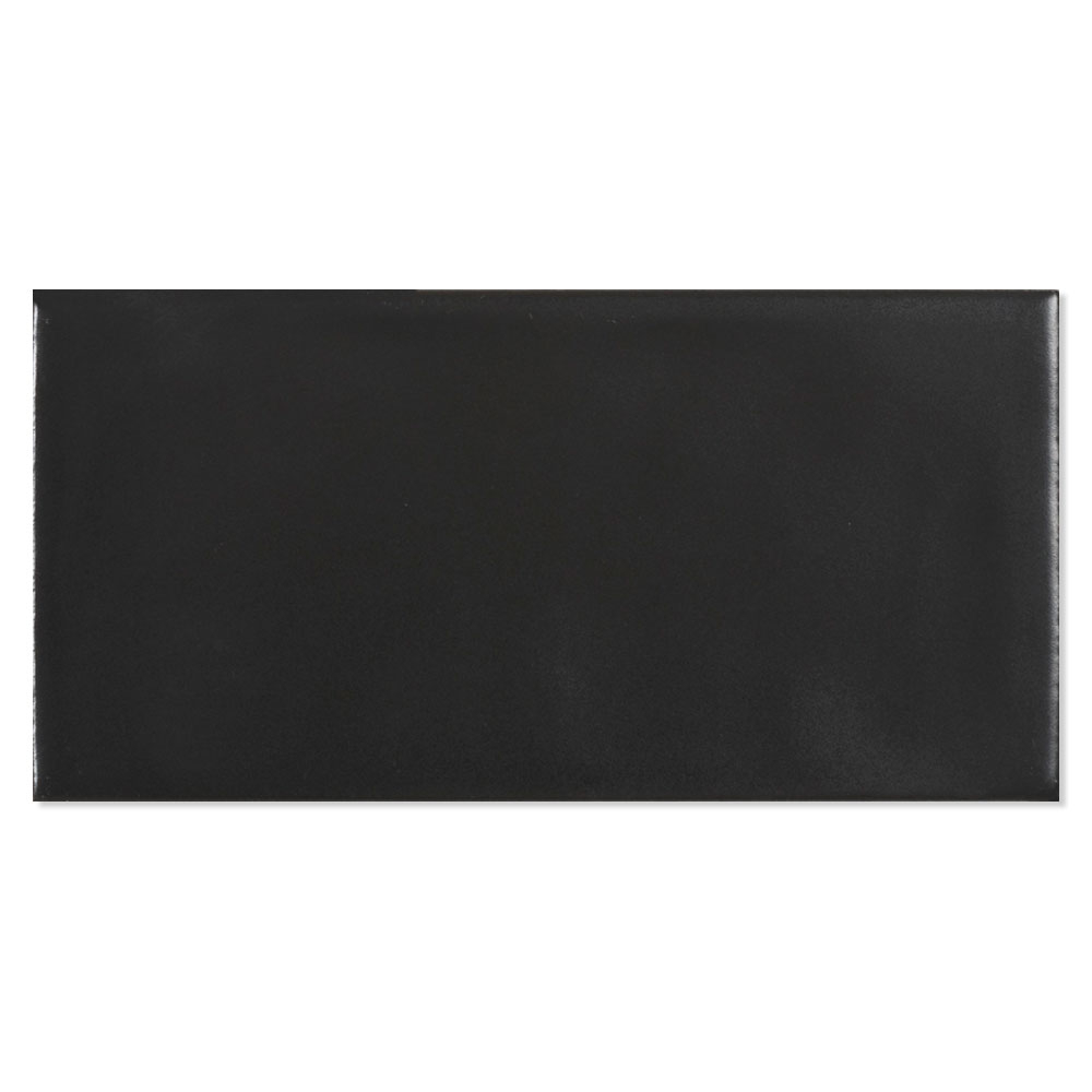 Pissano Veggflis Alboran Svart Blank 8x15 cm
