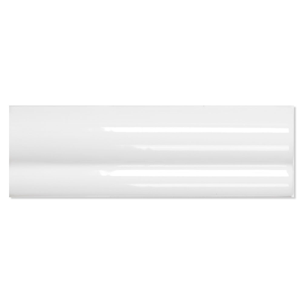Pissano Veggflis Alboran Hvit Matt 5x15 cm
