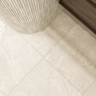 Gulvflis <strong>Rosethorn</strong>  Ljusbeige Matt 61x61 cm