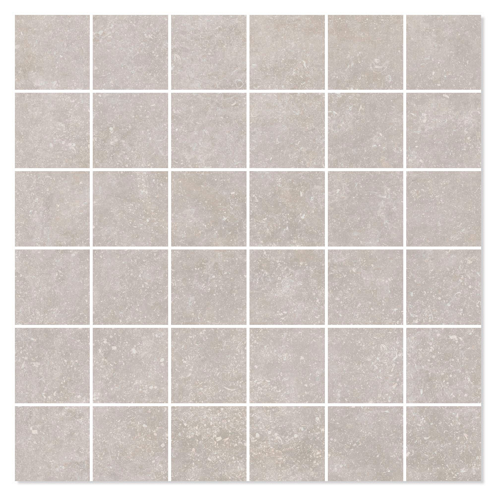 Mosaikkflis Urbanica Lys Grå Matt 30x30 (5x5) cm