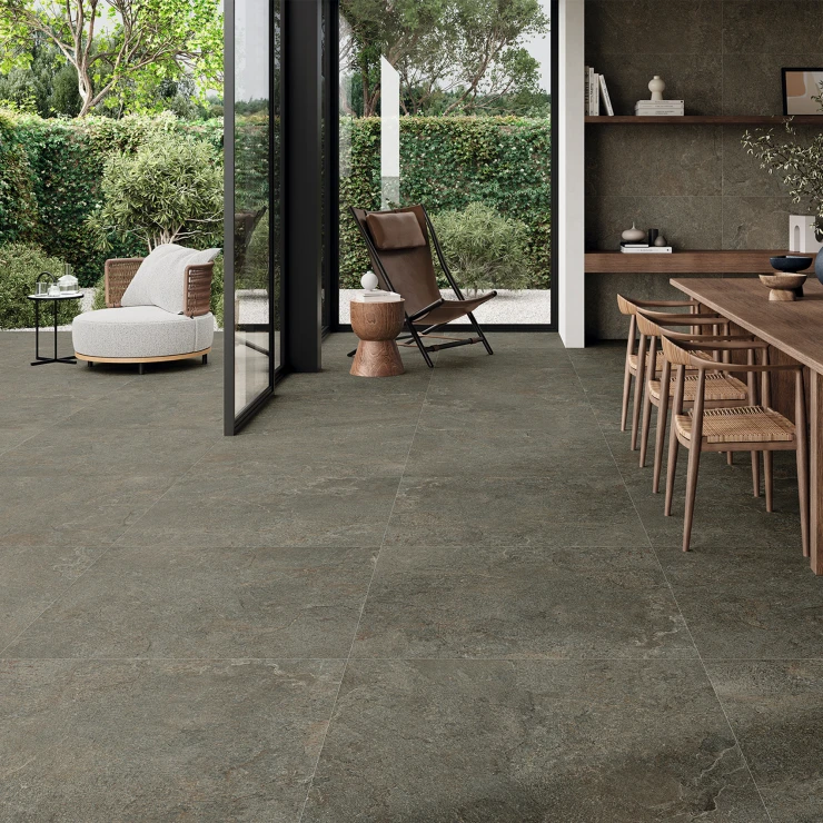 Gulvflis Ölvik Taupe Matt 100x100 cm