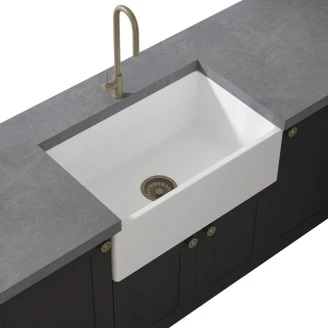 Keramikk Oppvaskkum <strong>Bellehaven</strong>  Hvit Blank 61x46 cm Butler